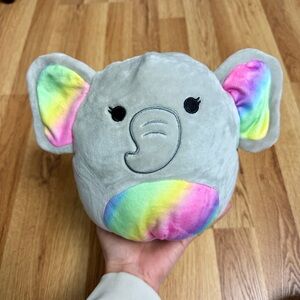 Squishmallows Mila the Elephant 7” Rainbow Ears
